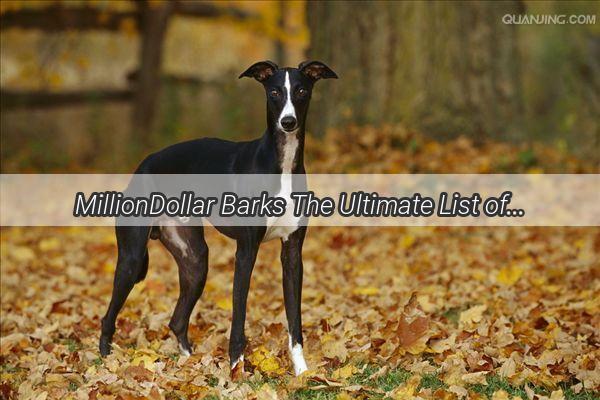 MillionDollar Barks The Ultimate List of Novels Featuring RewardSeeking Pups